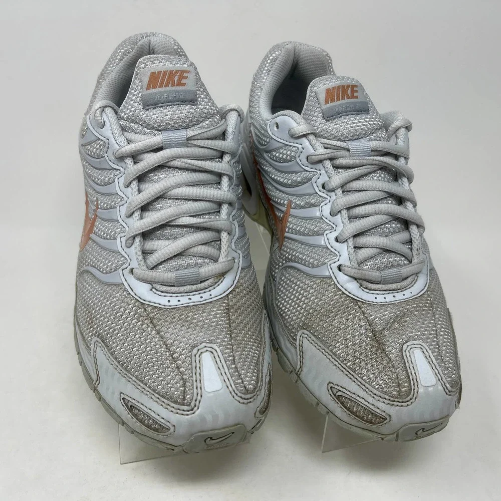 Nike Air Max Torch 4 Sneakers Womens 8 White Platinum Rose‎ 442:K.4.2